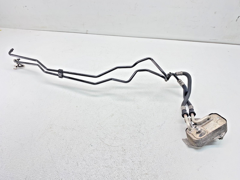 06-13 BMW E82 E90 E92 135 335 Transmission Heat Exchanger Oil Cooler w Pipes OEM