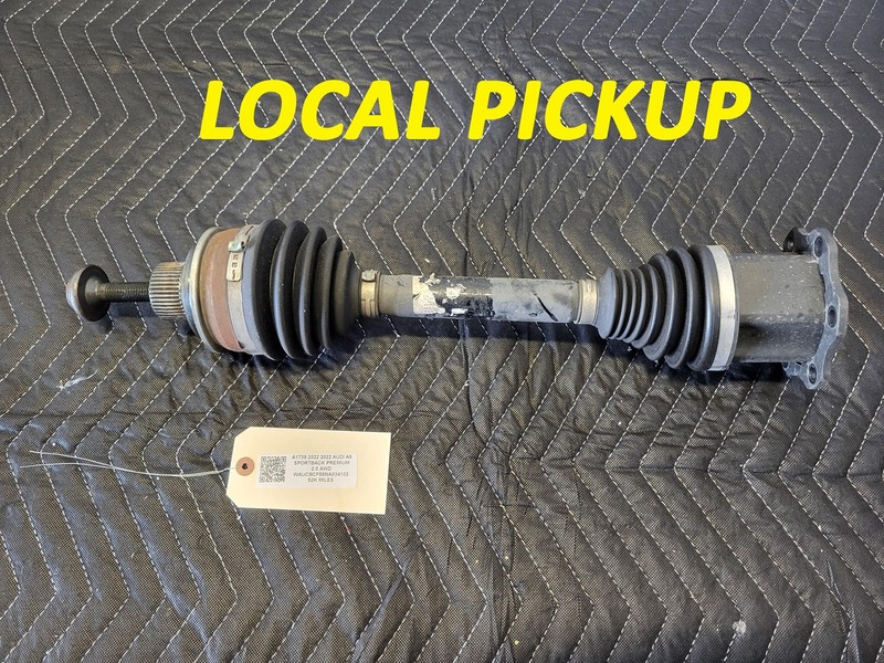 Used Oem Audi Right or Left Front Axle Shaft for 2018-2025 A5 Sportback 2.0L AWD