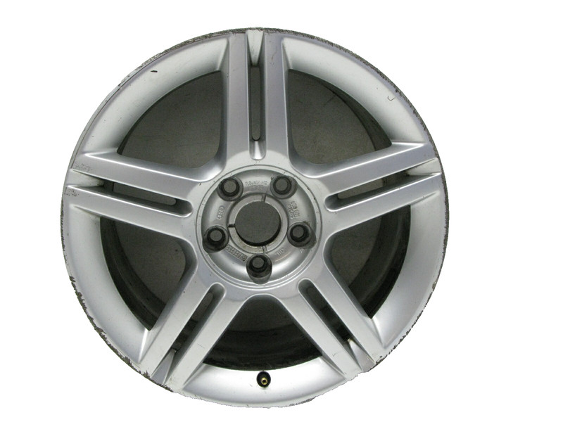 04-08 AUDI B7 A4 RIM WHEEL 5 DOUBLE SPOKE OEM 7.5 17" 8E0601025 062420 1
