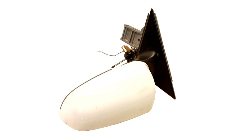WHITE2006 - 2009 AUDI A4 CONVERTIBLE EXTERIOR DOOR MIRROR DRIVER LEFT GLASS