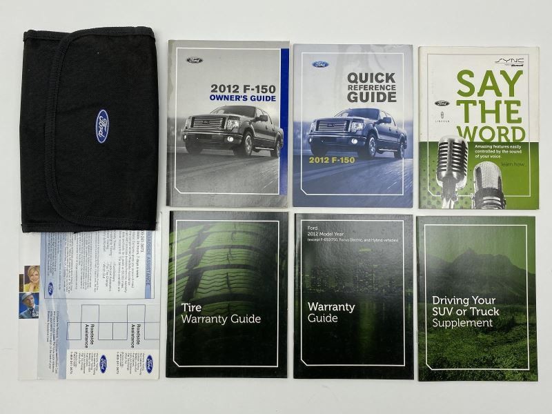 Owners Manual 2012 Ford F150 82036