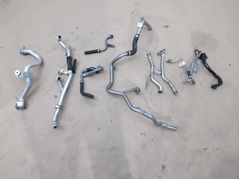 Mercedes S560 2020 W222 4.0L Oil Line Pipe Hose Tube Set 9 PCS 18-20 |