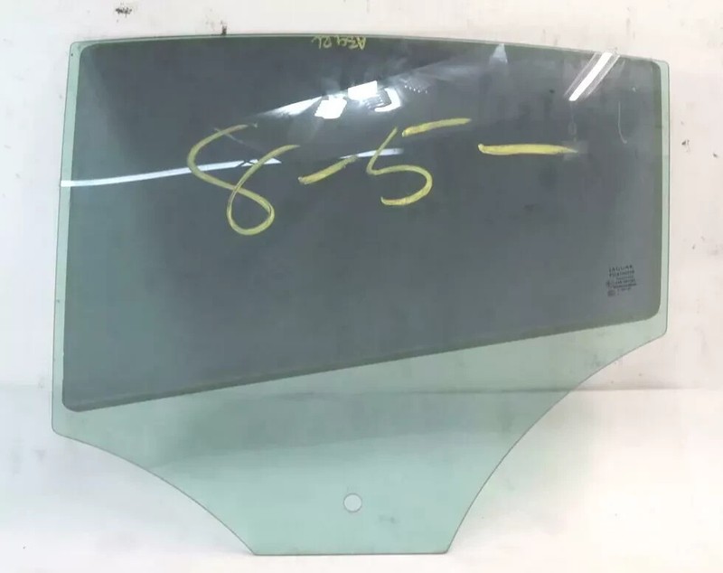 09-15 Jaguar XF X250 Rear Left Driver Side Door Window Glass 8X23F25713AB OEM