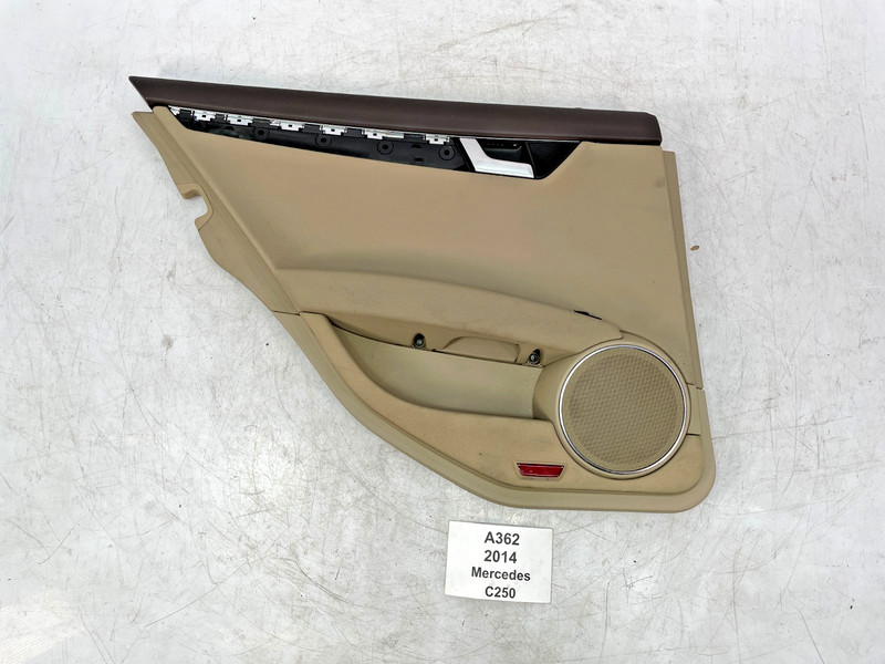 ✅ 08-14 OEM Mercedes W204 C300 Rear Left Driver Interior Door Panel Beige NOTE*