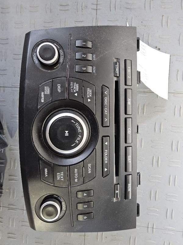 2012-2013 MAZDA 3 Radio Tuner And Receiver MP3 AM FM CD Single Disc