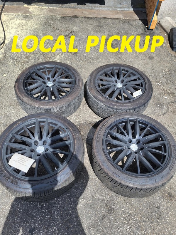 Used Oem Maserati Wheel Rim SET of 4 2014 Ghibli P245/45ZR19 19x8.5 275/40 19x10