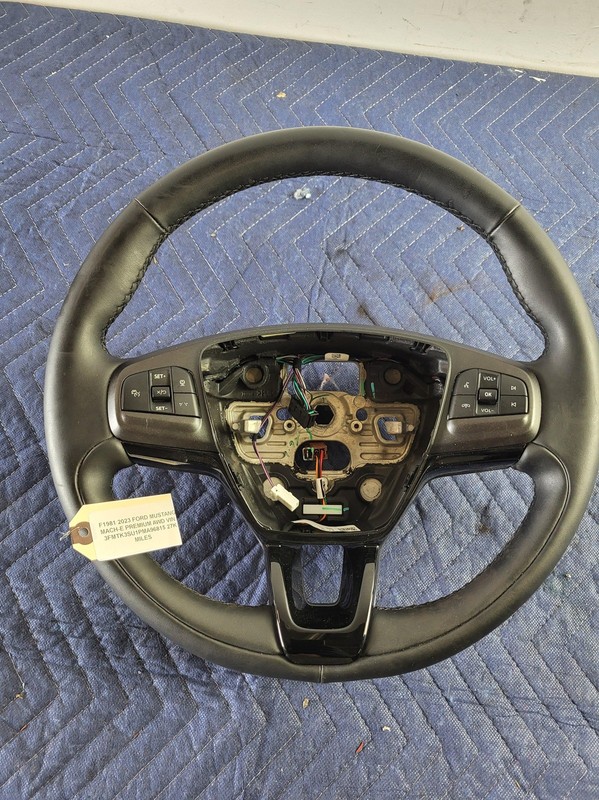 Used Oem Ford Left Driver Steering Wheel for 2021-2025 Mustang Mach-E