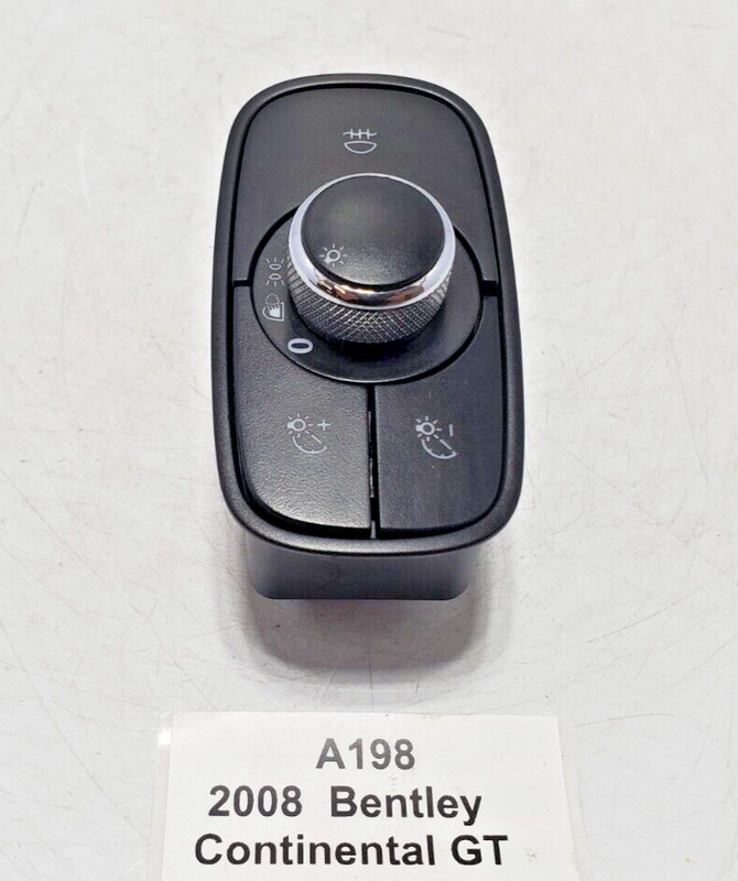 ✅ 2003-2012 OEM Bentley Continental GT GTC Flying Spur Headlight Switch Control