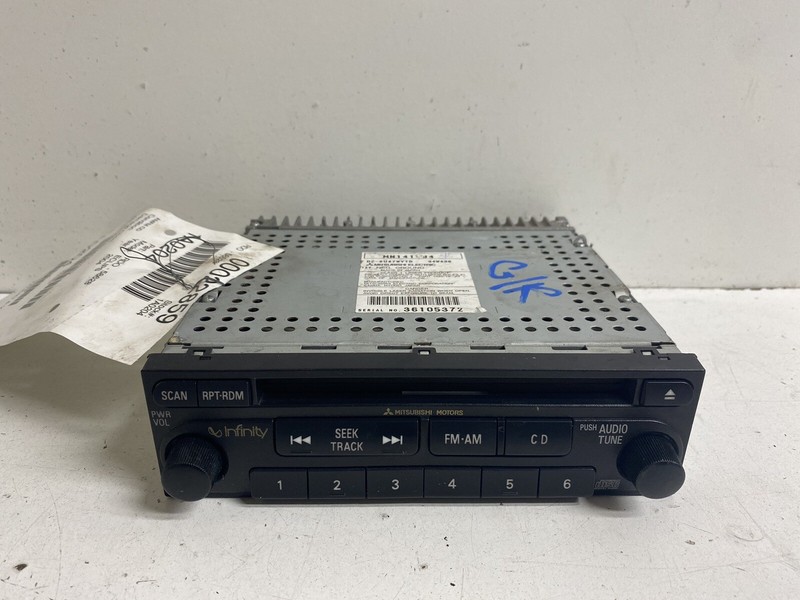 2003-2005 Mitsubishi Eclipse Infiniti Radio Stereo 1 DIN Disc CD MN141894 Oem