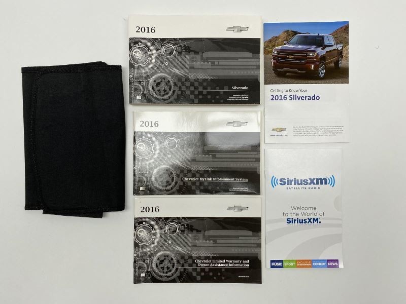 Owners Manual 2016 Chevrolet Silverado 82276