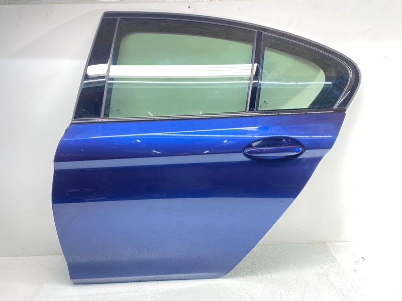 17-23 BMW G30 5 Series M5 Rear Left Driver Door Shell Complete Panel Blue OEM✅