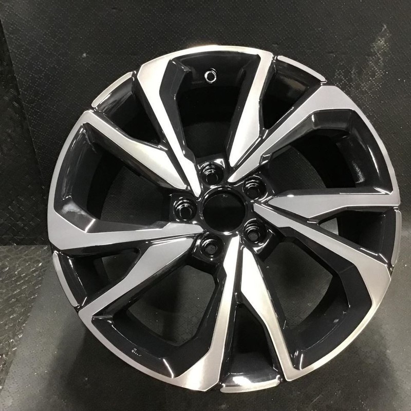 2017-2021 Honda Civic 64108 C Wheel 18x8 10 Spoke Rim Black Machined 42700TGGA71
