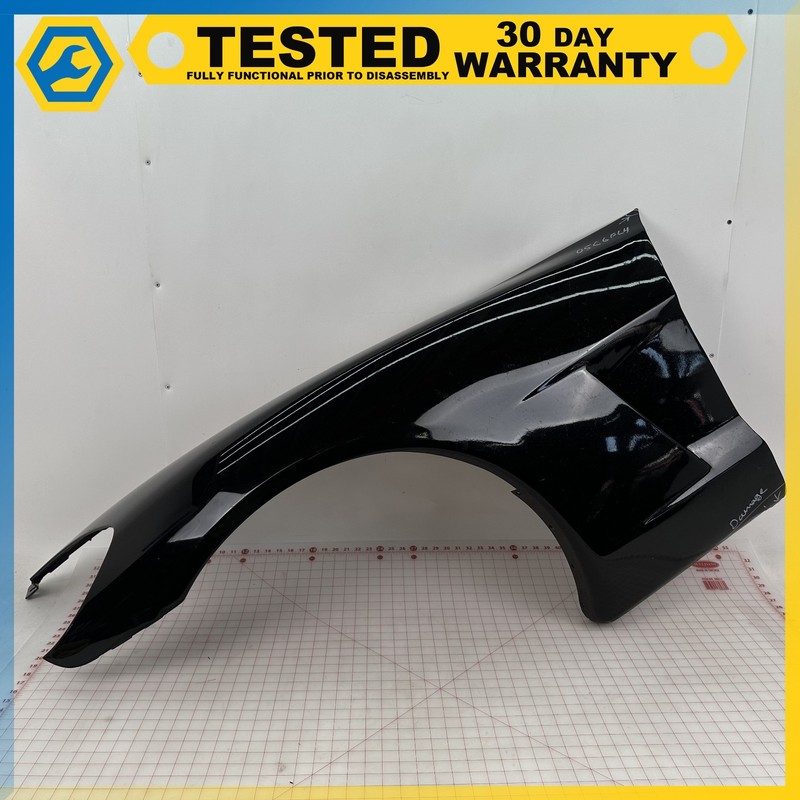 05-13 Chevy Corvette C6 Base FRONT LEFT DRIVER SIDE FENDER WING Black 41U OEM