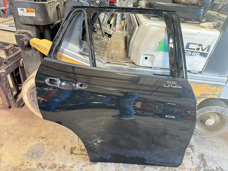 13-15 BMW X1 E84 REAR RIGHT PASSENGER SIDE DOOR SHELL Black OEM