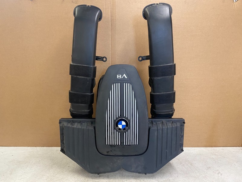 2007-2010 BMW X5 E70 ENGINE COVER AIR INTAKE CLEANER TUBE BOX OEM LOT629