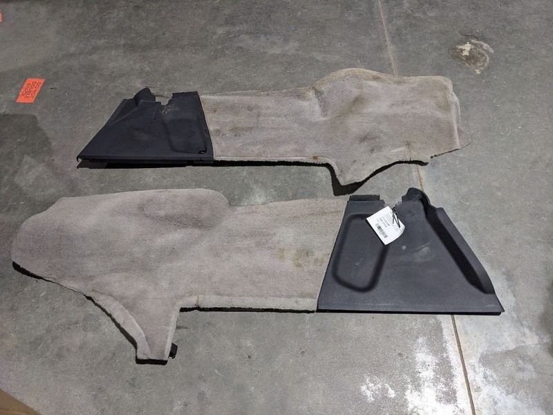 1991-1996 Chevrolet Corvette Center Console Carpet Side Panels Gray OEM 1184062