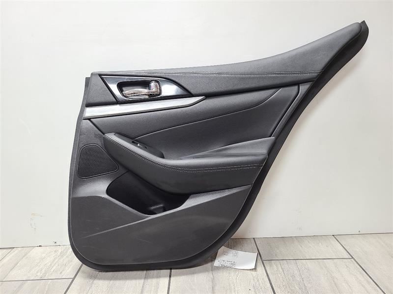 Passenger Rear Door Trim Panel Black Fits 2017 Maxima 562414