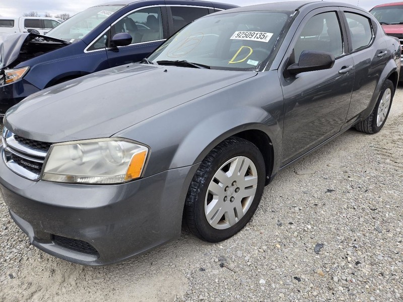 2011-2014 Dodge Avenger Front Driver Roof Curtain Airbag