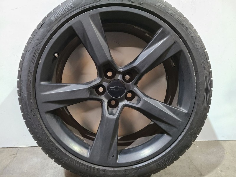 Wheel 20x8-1/2 5 Spoke Black Fits 16-18 CAMARO 588309