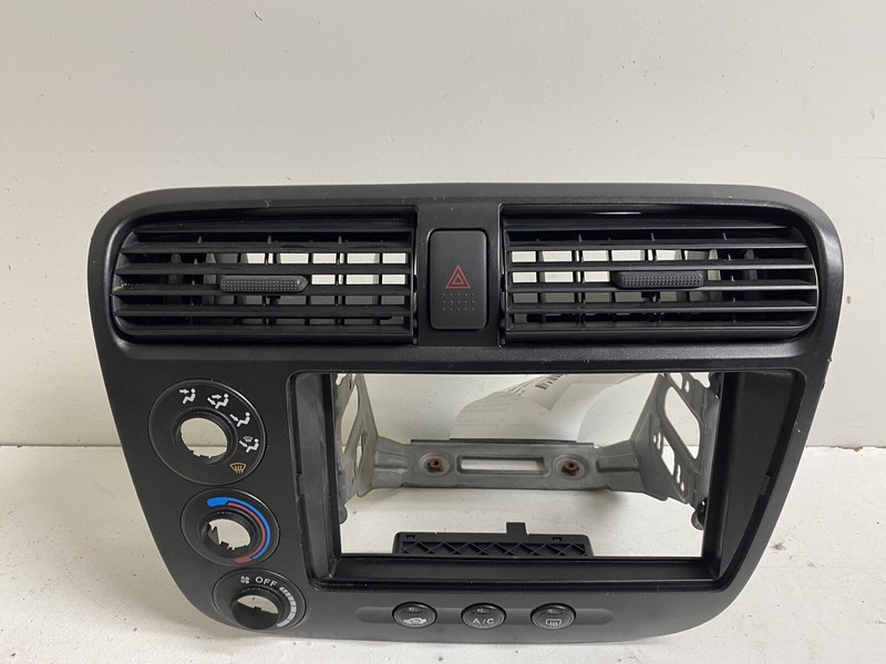 2001-2005 Honda Civic Heater A/C Radio Stereo Climate Bezel Hood Trim Cover