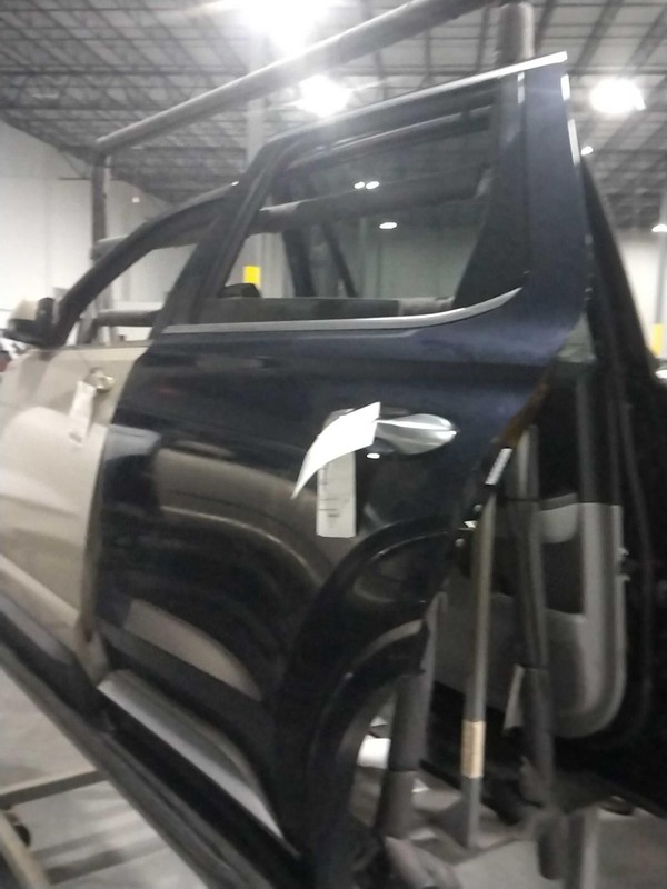 2020 Hyundai Palisade Rear Left Door Black 710524 60k Miles OEM Used