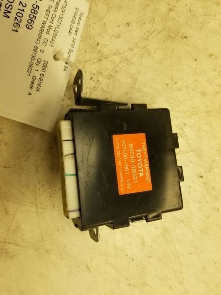 99-00 TOYOTA SIENNA ANTI THEFT LOCKING CONTROL MODULE CHASSIS ECM ASSEMBLY