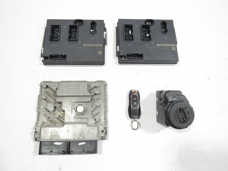Porsche Macan 2019 2.0L BCM Smart Key Keyless Lock Cylinder Set 5 PCS 19-24 ;Y3