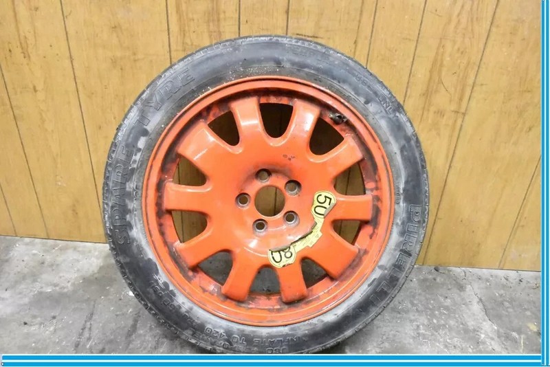 04-21 Jaguar X250 XK XJR XF Emergency Spare Tire Wheel Donut Rim 135 80 18" OEM