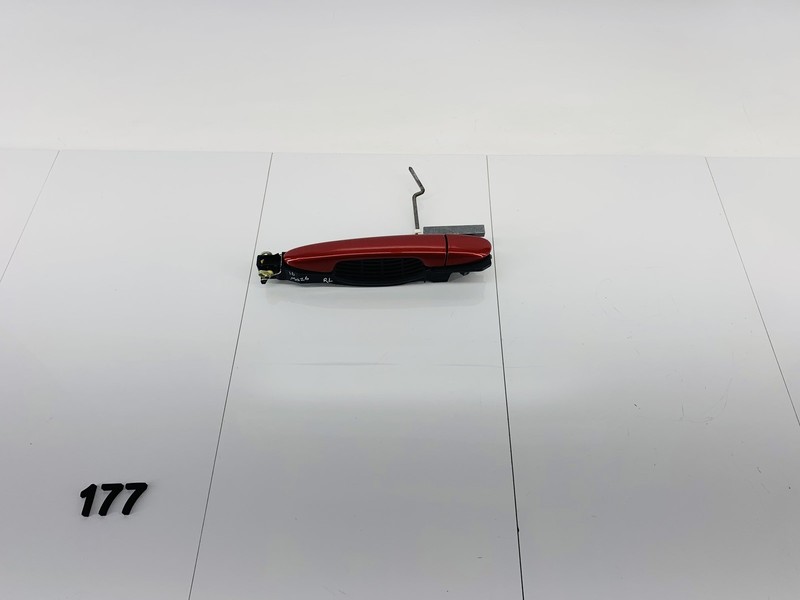 14-21 MAZDA 6 REAR LEFT SIDE EXTERIOR DOOR HANDLE & BRACKET SOUL RED OEM