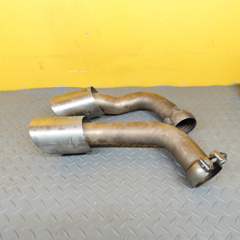2014-2018 PORSCHE CAYENNE Left Exhaust Dual Muffler Tips Set 7p5253681am