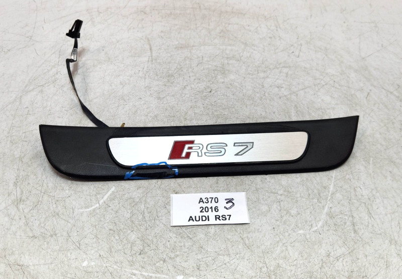 ✅ 2014-2018 OEM Audi RS7 Rear Right Passenger Side Door Sill Scuff Plate Trim*