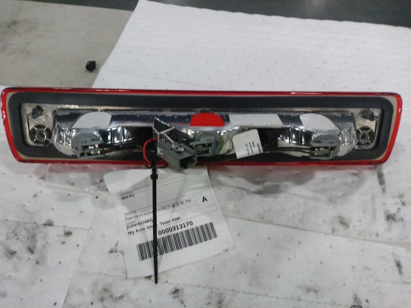 2017 Chevrolet Colorado Center High Mount Stop Light Assembly Grey Used