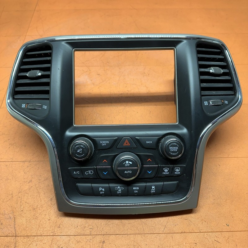 56054381AF | 14 - 2015 Grand Cherokee AC Climate Control Panel OEM Air Vents