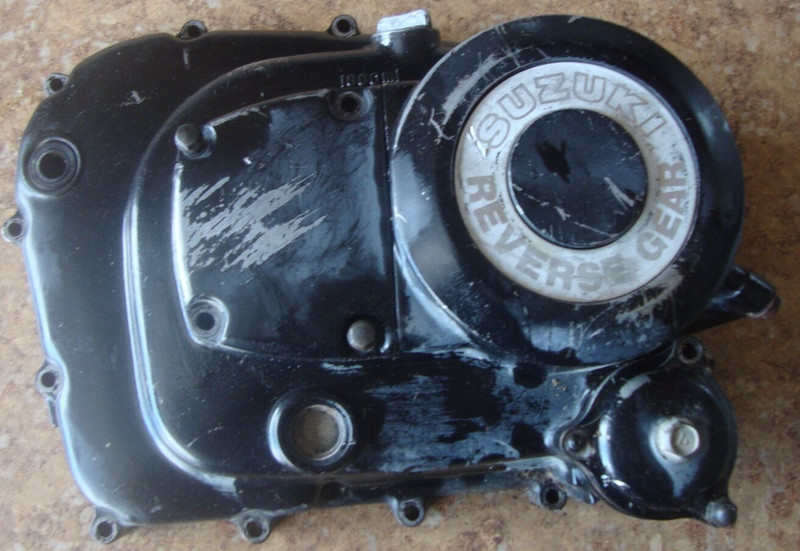 1985 Suzuki Quadrunner LT250E LT250 250 Engine Clutch Cover Panel Case N5