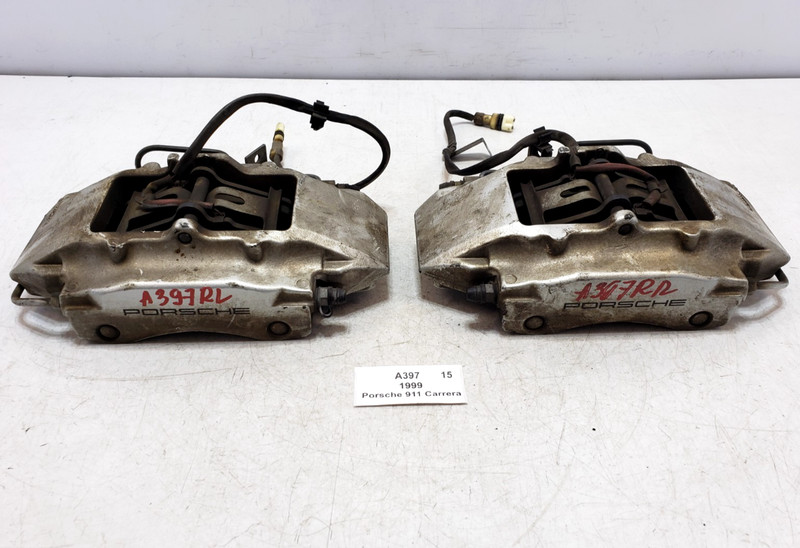 ✅99-05 OEM Porsche Carrera 911 996 Rear Left Right Brake Calipers Brembo SET 36k