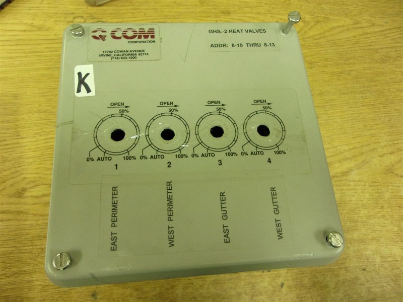 QCom Vynco Vynckier Industrial Control Panel Enclosure AB-676034 E-54315 "K"