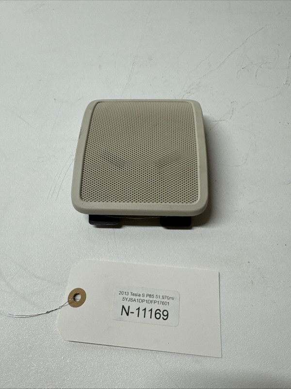 12-21 TESLA MODEL S FRONT OVERHEAD ROOF MICROPHONE CONSOLE UNIT N-11169 B61