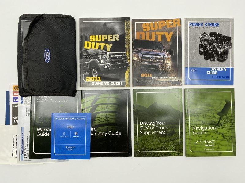 Owners Manual 2011 Ford F250 F350 Super Duty 82076