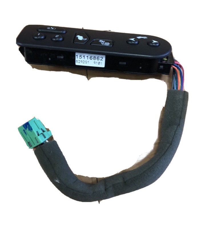 2003-06 05 04 ESCALADE TAHOE DRIVER HEATED SEAT PEDAL CONTROL SWITCH 15116862
