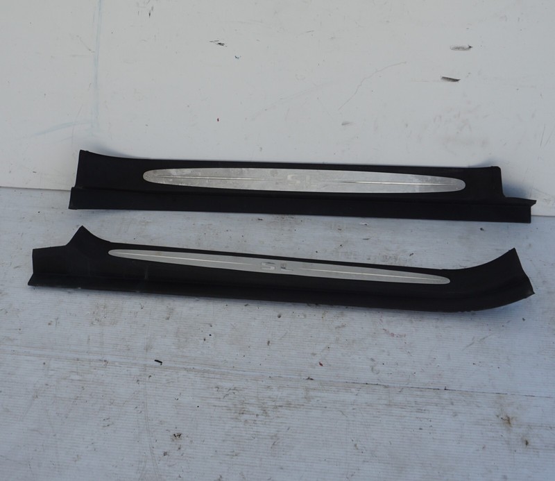 2003-2012 Mercedes-Benz SL500 Door Step Sill Scuff Trim Left and Right Set OEM
