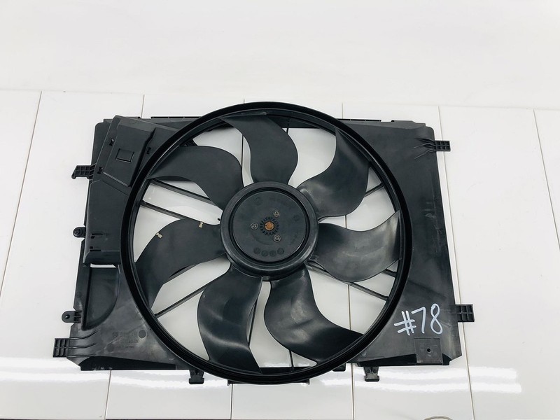 10-16 MERCEDES BENZ E350 3.5L V6 GAS ENGINE RADIATOR COOLING FAN SHROUD OEM #78