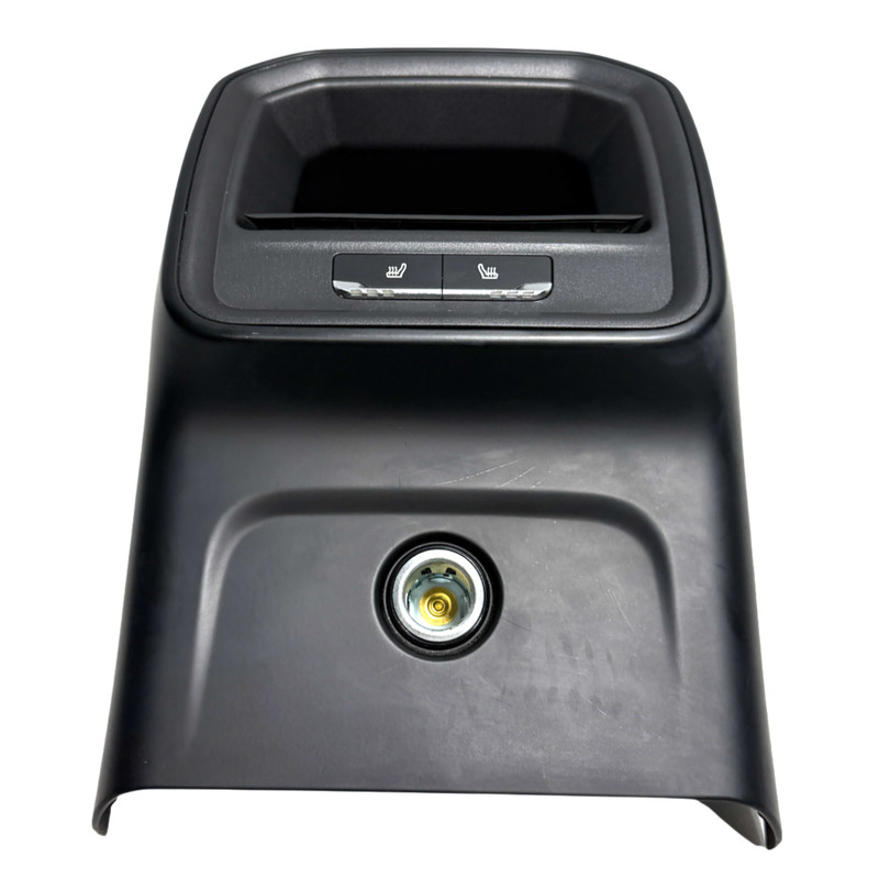📌 2015-2018 PORSCHE MACAN REAR CENTER CONSOLE COVER WITH HEATED SEAT SWITCH OEM