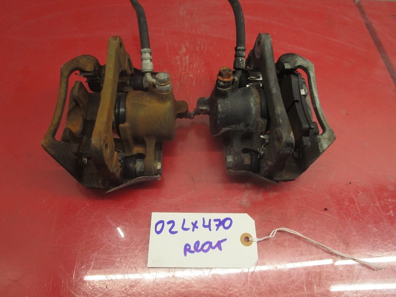 98-02 LEXUS LX470 AWD REAR LEFT & RIGHT BRAKE CALIPER SET OEM