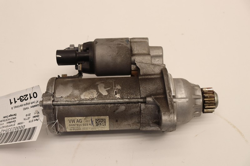 2019-2021 JETTA EXCEPT GLI 1.4L ENGINE STARTER MOTOR 12V BOCH OEM