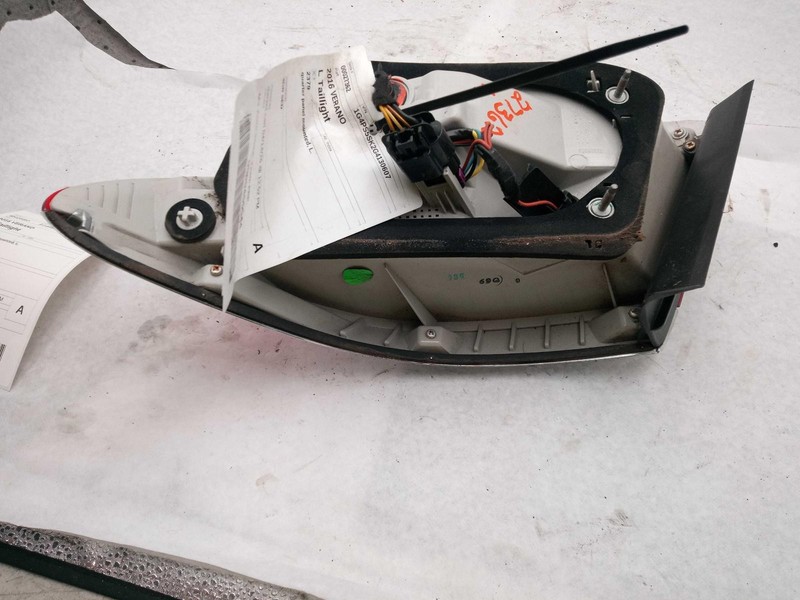 Used Left Tail Light Assembly fits: 2016 Buick Verano quarter panel mounted Left