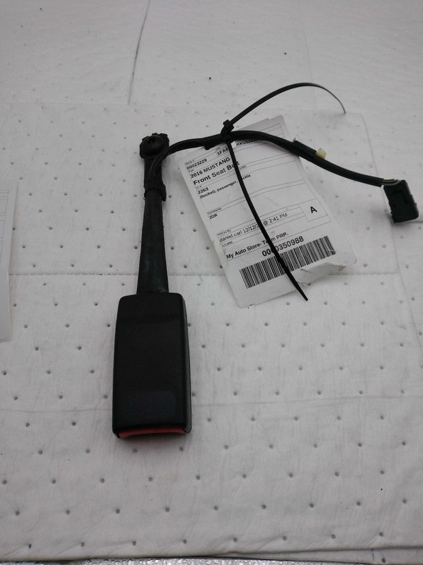 2016 Ford Mustang OEM Black Seat Belt JR3Z6361202BA 92K Miles 2DR