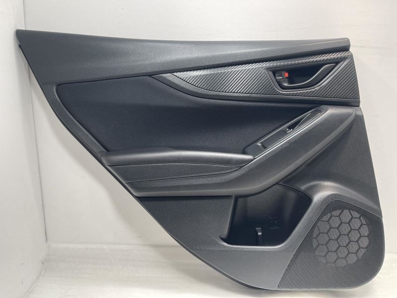 2017-2018 SUBARU IMPREZA LEFT DRIVER REAR DOOR PANEL BLACK TC:J20 26457