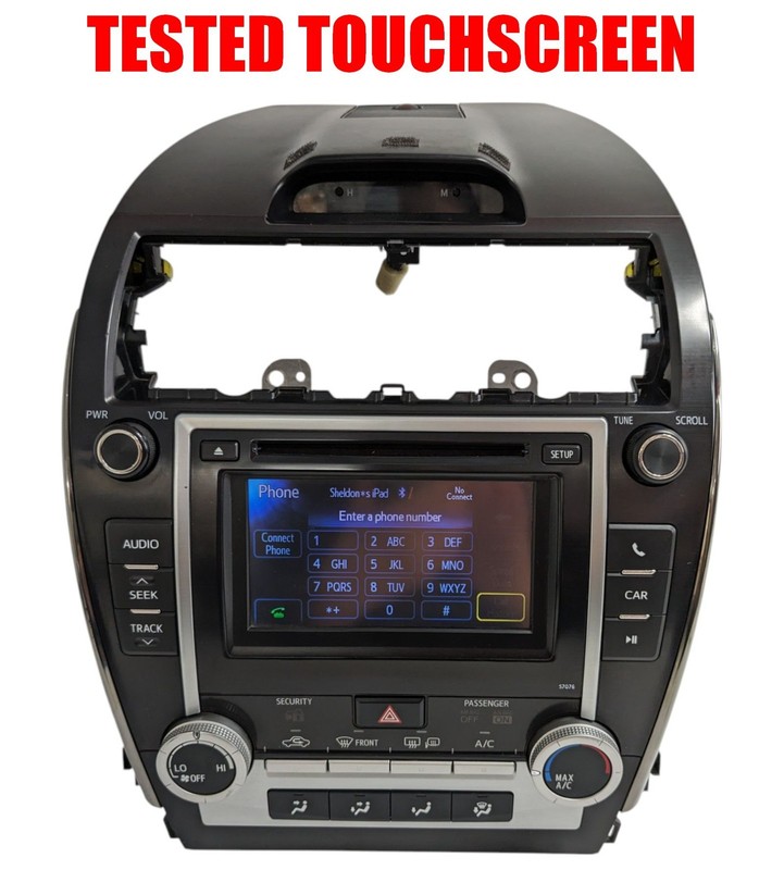 12 13 14 Toyota Camry CD Player Radio Receiver Stereo AC Air Climate Control OEM