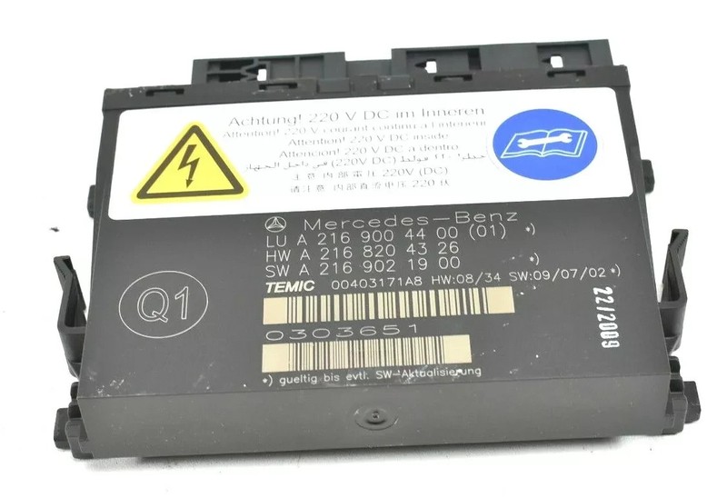 10-14 Mercedes W216 CL550 Front Left or Right Seat Contour Control Module OEM