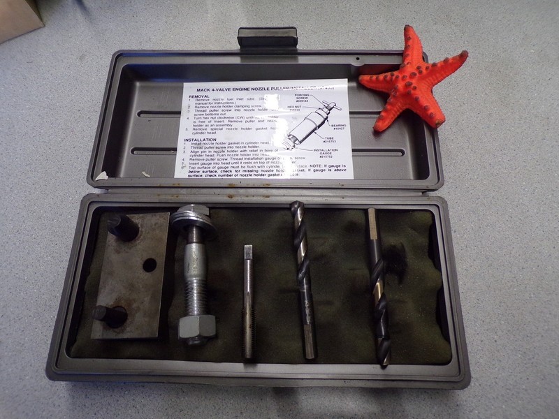 Mack 4 Valve Engine Nozzle Puller/Installer 7455 Tool Kit *FREE SHIPPING*